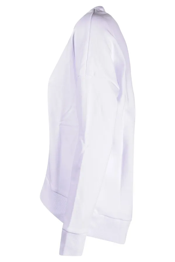 Felpa Donna Armani Exchange Bianco