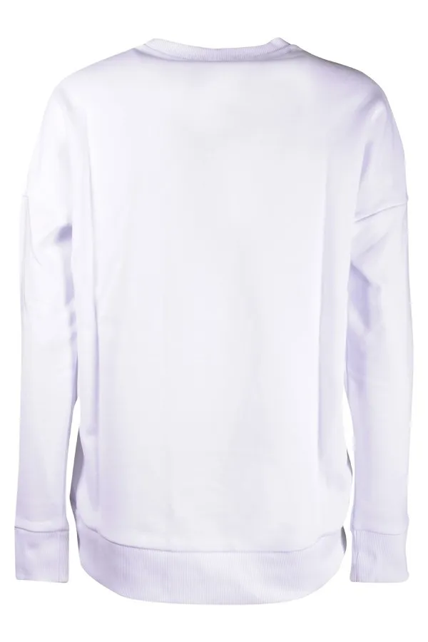 Felpa Donna Armani Exchange Bianco