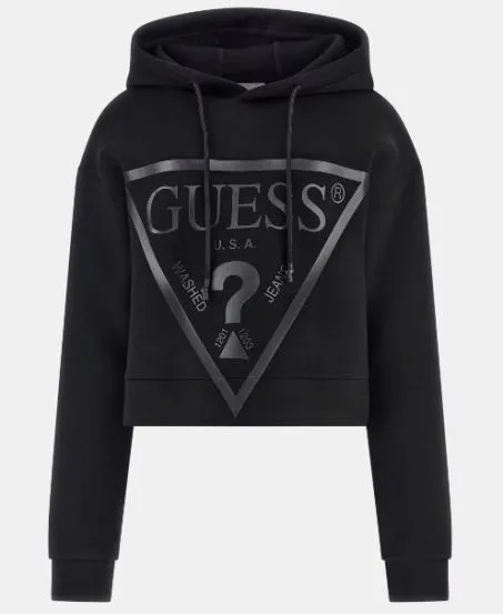 Felpa Guess V2YQ08K7UW2 JBLK Nero