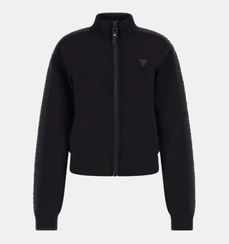 Felpa Guess V2YQ17K7UW2 JBLK Nero