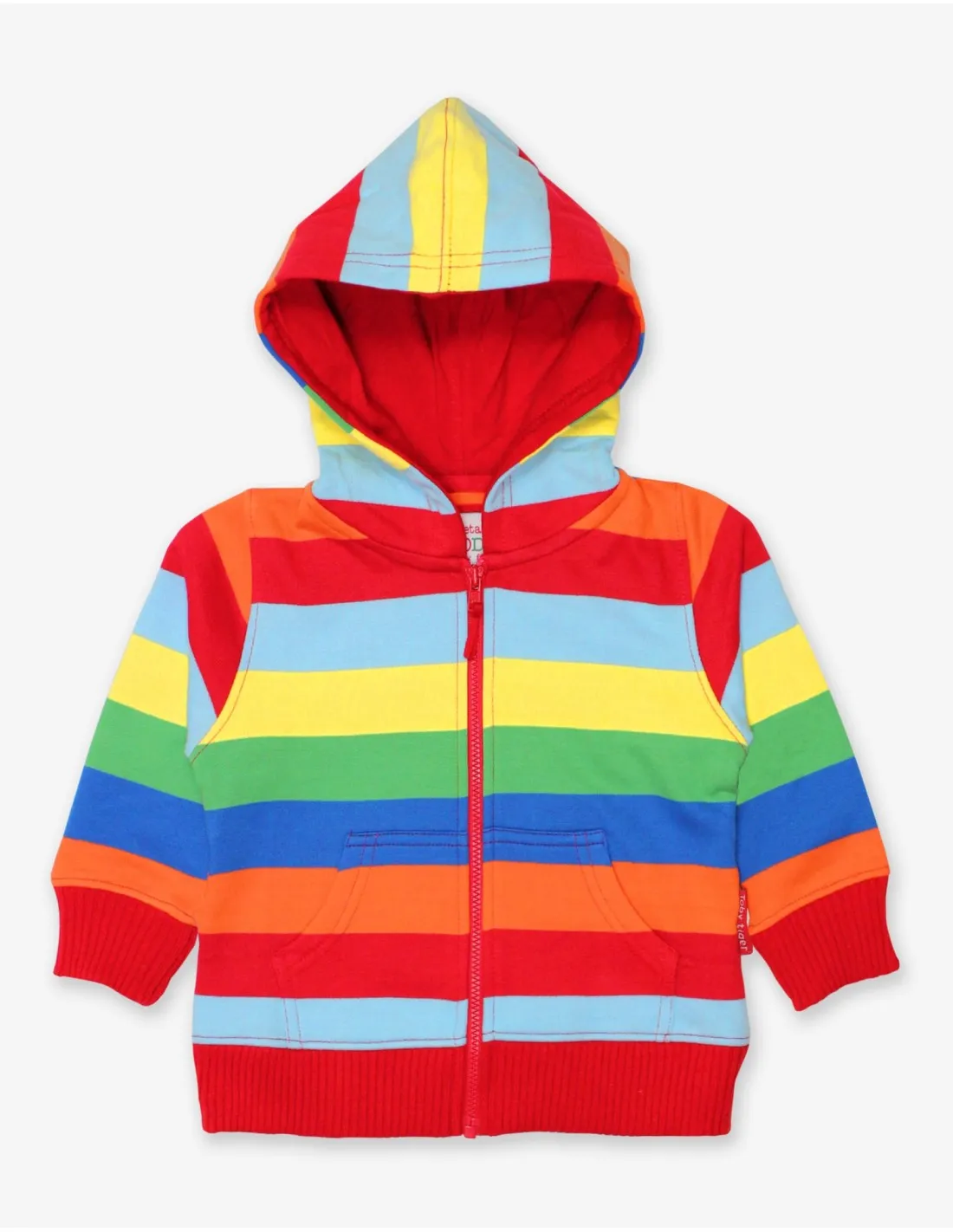 FELPA IN COTONE BIOLOGICO FELPATO "ARCOBALENO"