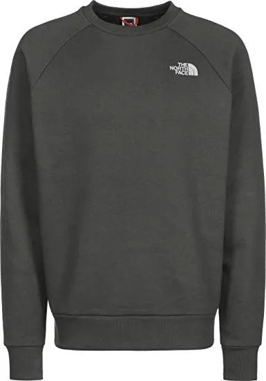 FELPA THE NORTH FACE RAGLAN RED BOX CREW VERDE