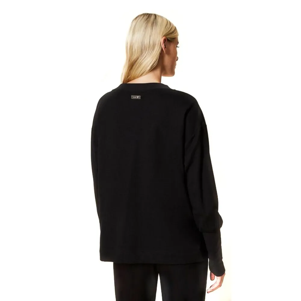 Felpa Twinset Donna Frange Con Borchie