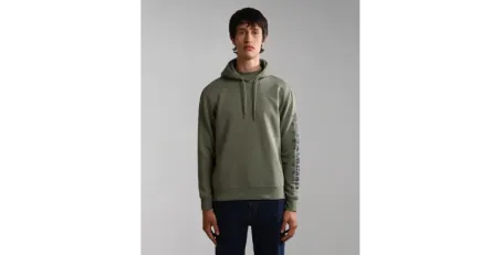 Felpa Uomo Napapijri Badas h1 Verde