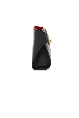 FERRAGAMO Accessori,Borse Borsa a tracolla Hug mini in pelle di vitello nero 