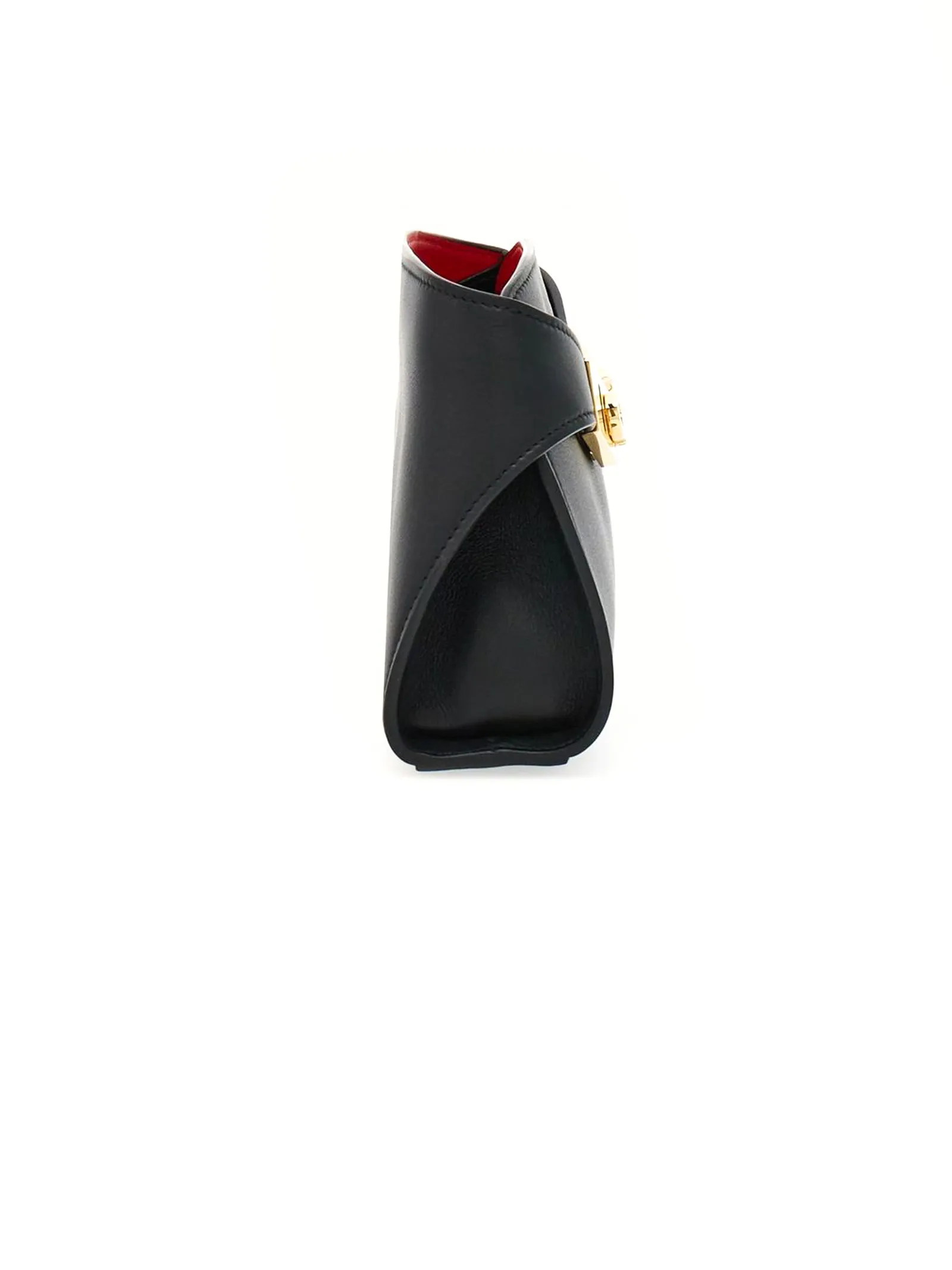FERRAGAMO Accessori,Borse Borsa a tracolla Hug mini in pelle di vitello nero 