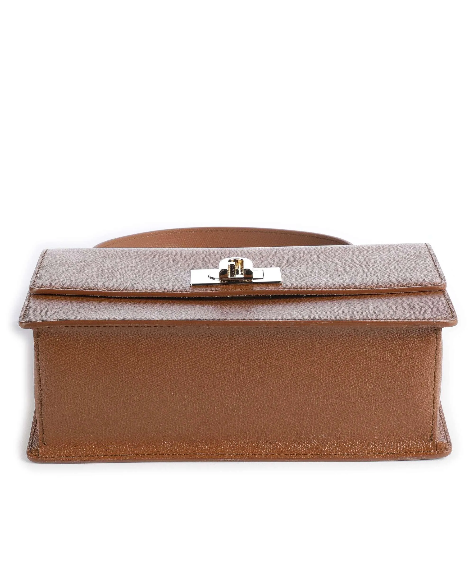  Furla 1927 S Borsa a spalla pelle granulata marrone  