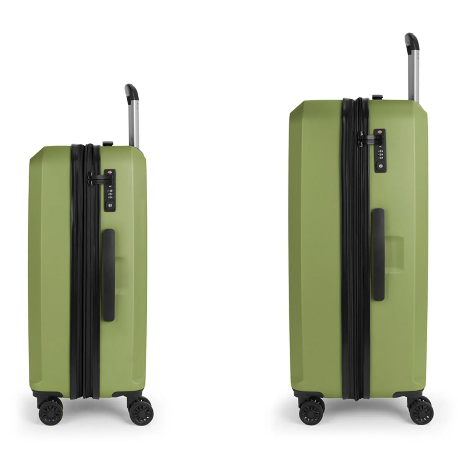 Gabol Montreal 4 ruote Set di valigie 2 pezzi con piega di espansione