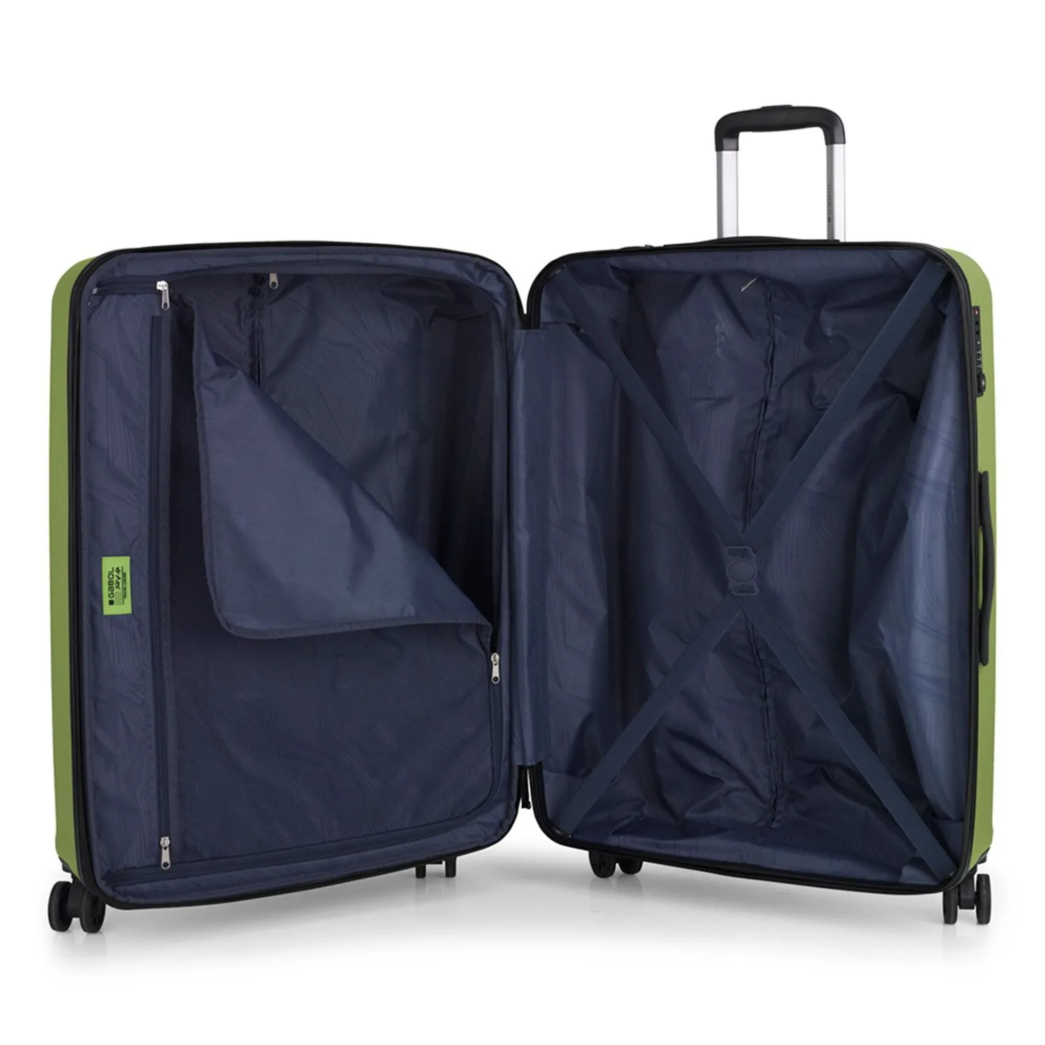 Gabol Montreal 4 ruote Set di valigie 2 pezzi con piega di espansione