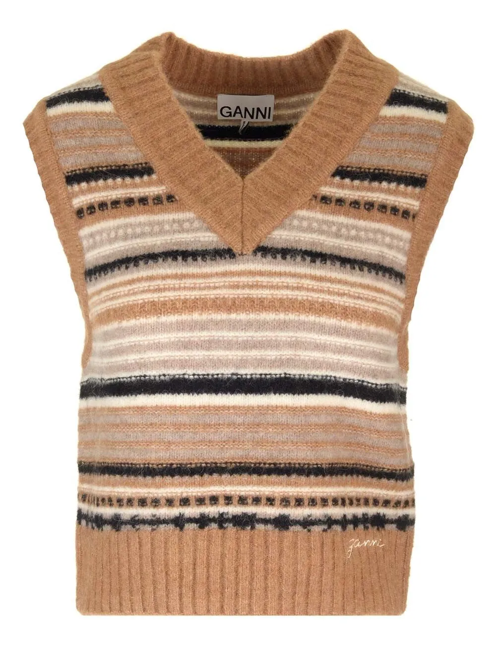   Ganni  Gilet alpaca e merino  