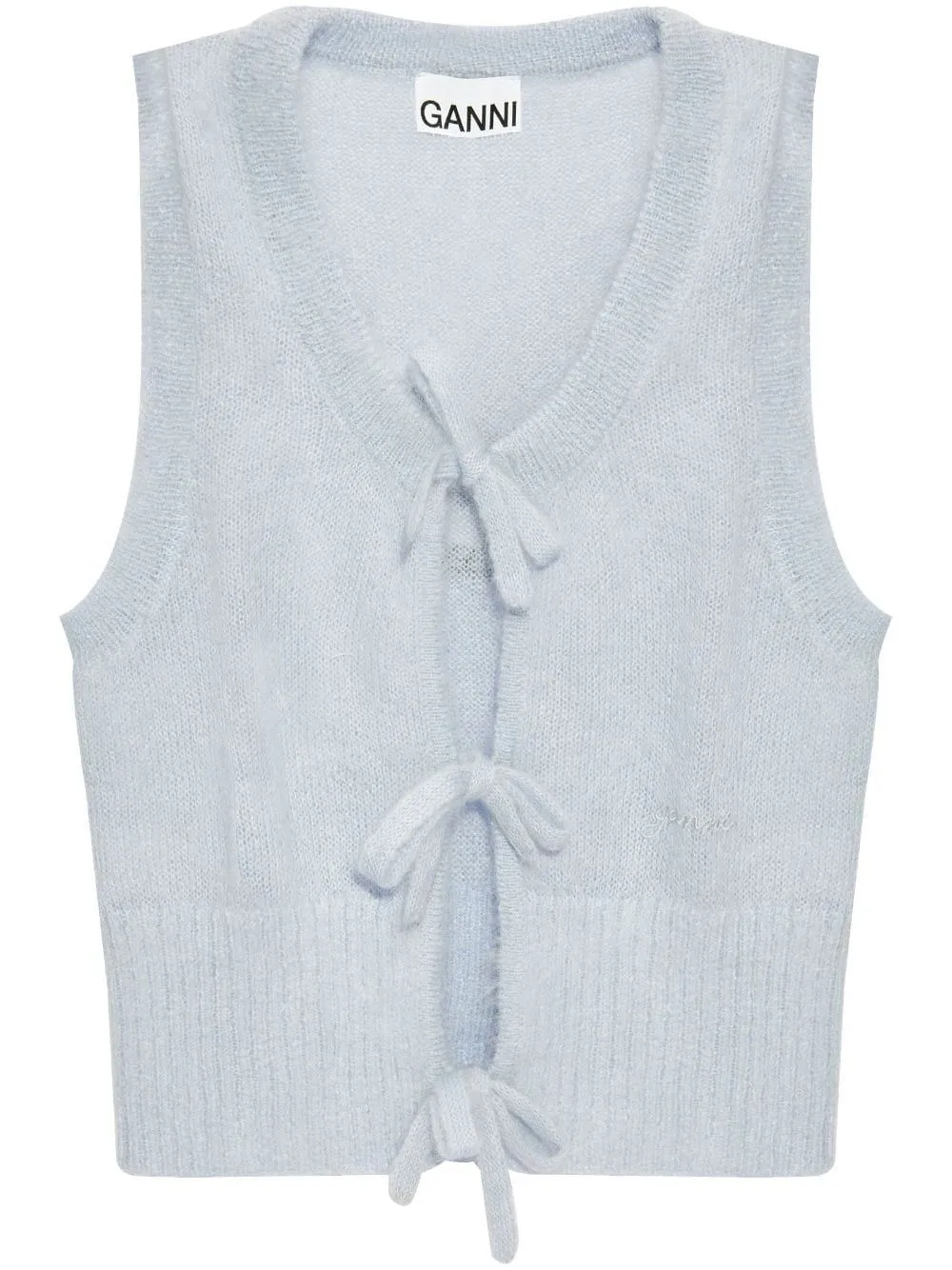   Ganni  Gilet con lacci  