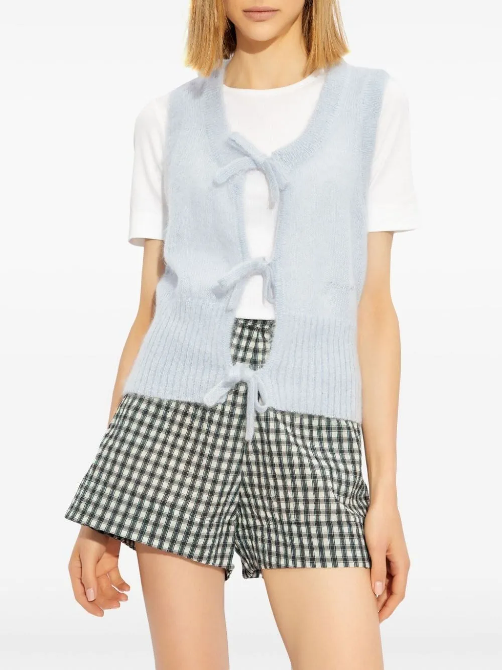   Ganni  Gilet con lacci  