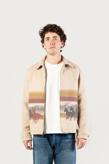 Giacca a camicia in puro cotone con lavorazione in jacquard - One Of These Days / Woolrich                                      