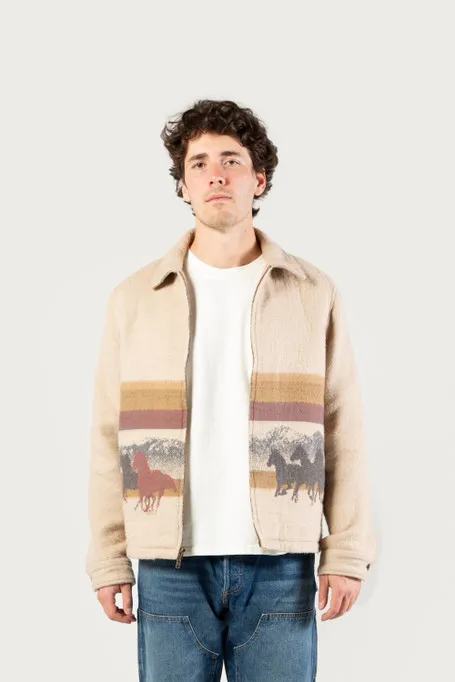 Giacca a camicia in puro cotone con lavorazione in jacquard - One Of These Days / Woolrich                                      
