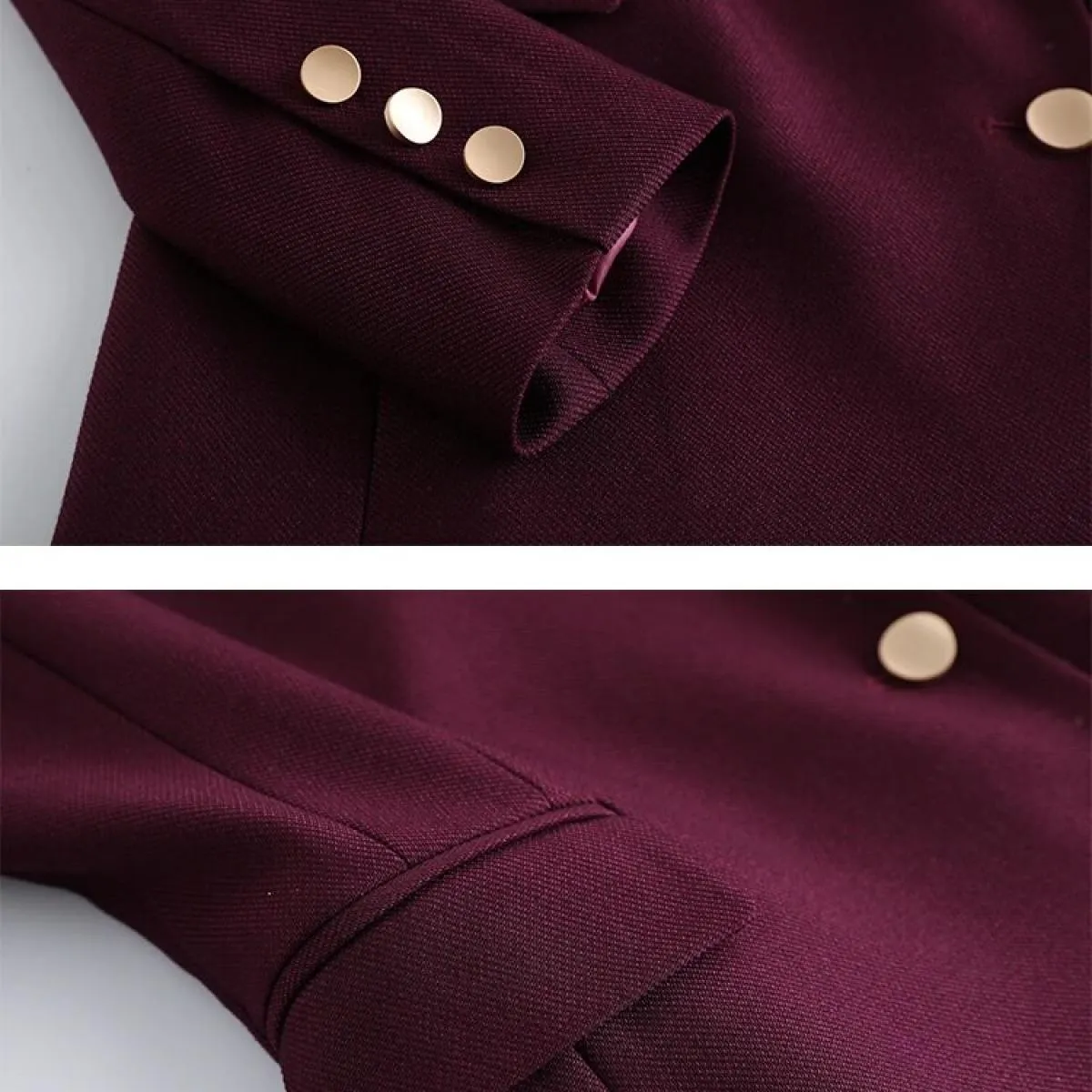 Giacca da donna Blazer da donna a maniche lunghe monopetto femminile Cappotto formale per l'autunno inverno