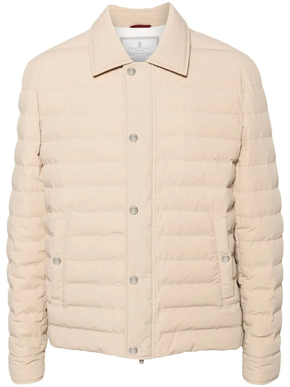Giacca imbottita di nylon Brunello Cucinelli