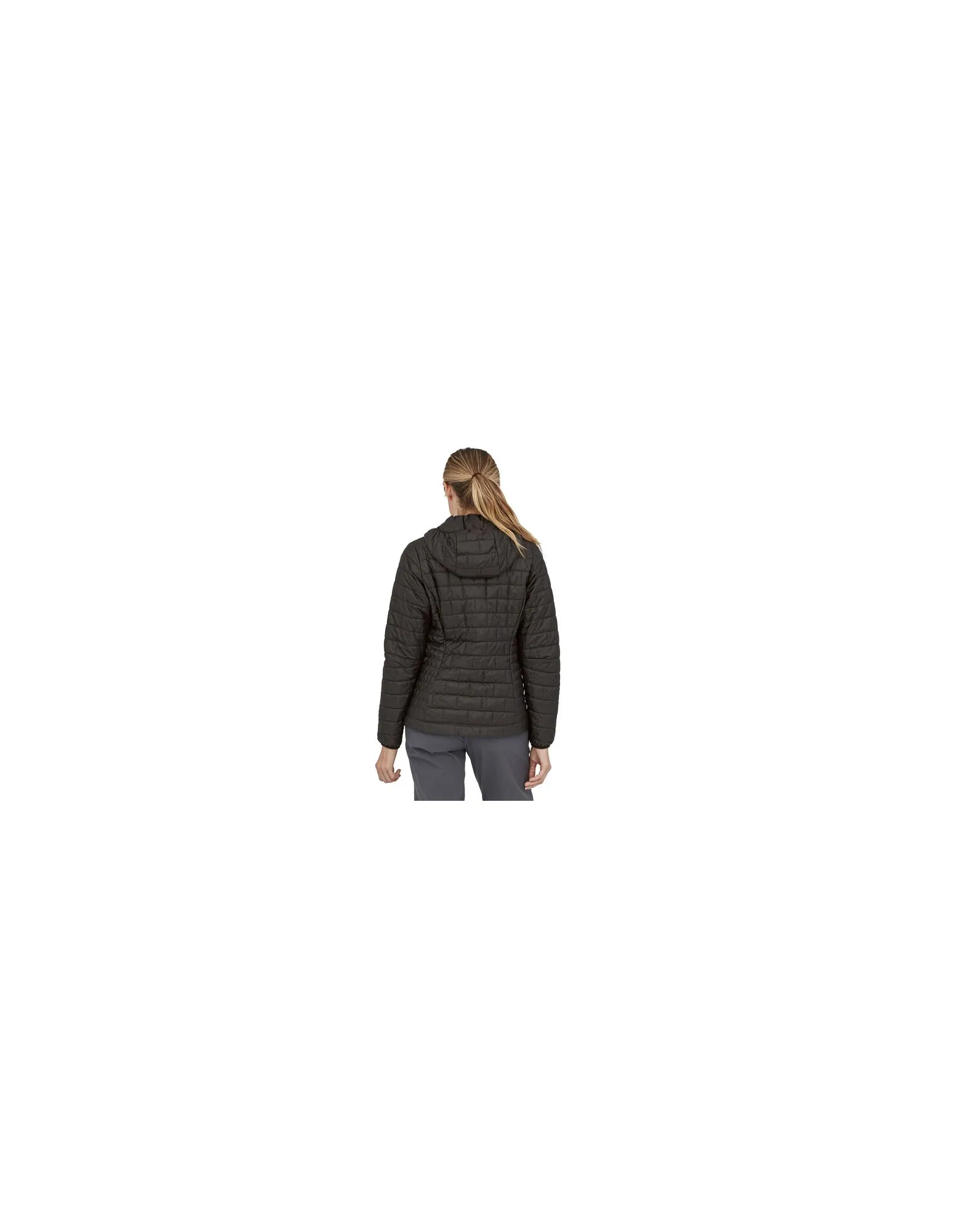 Giacca Nano Puff Hoody Donna Black