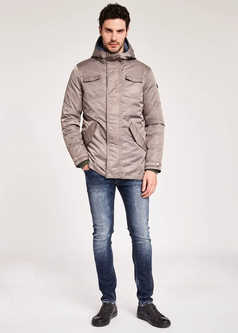 Giaccone in nylon 2 in 1