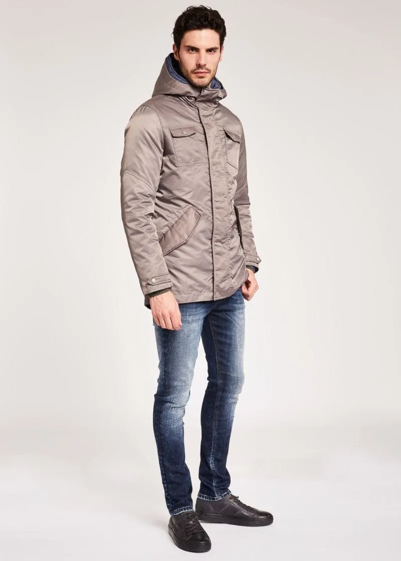 Giaccone in nylon 2 in 1