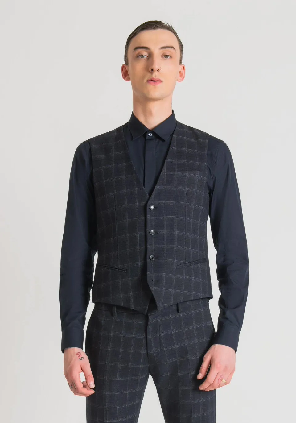 Gilet check Antony Morato