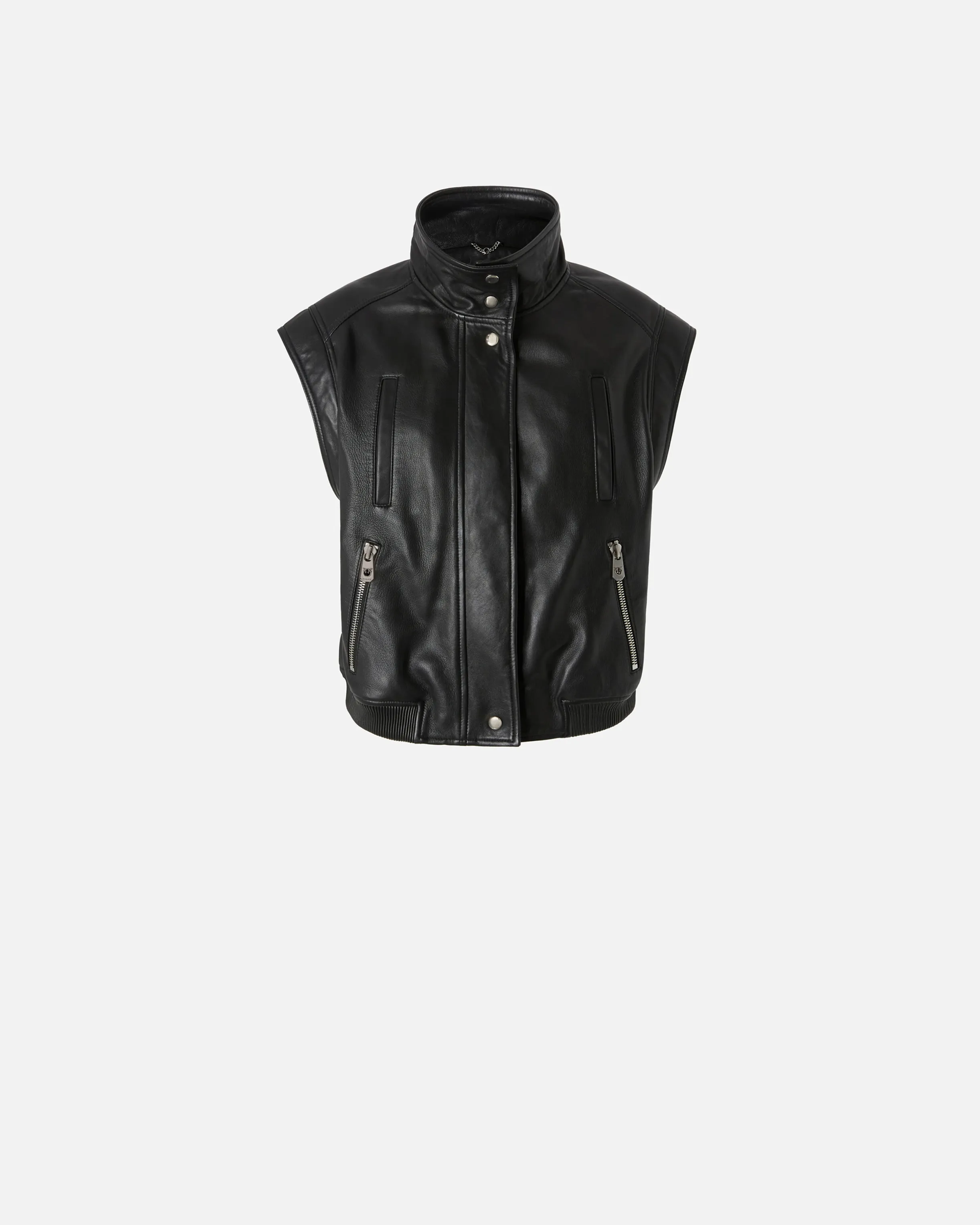  Gilet chiodo in nappa    