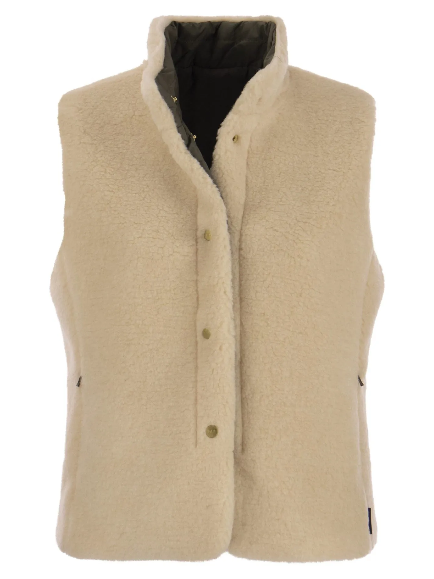 Gilet Effetto Shearling Reversibile