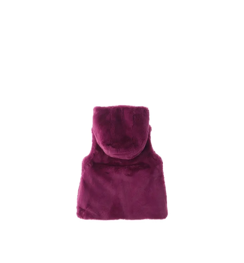 Gilet finta pelliccia