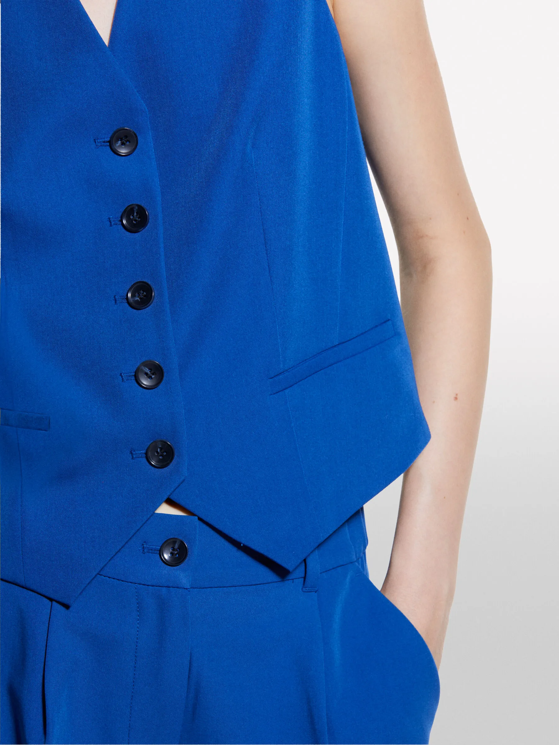 Gilet formale blu