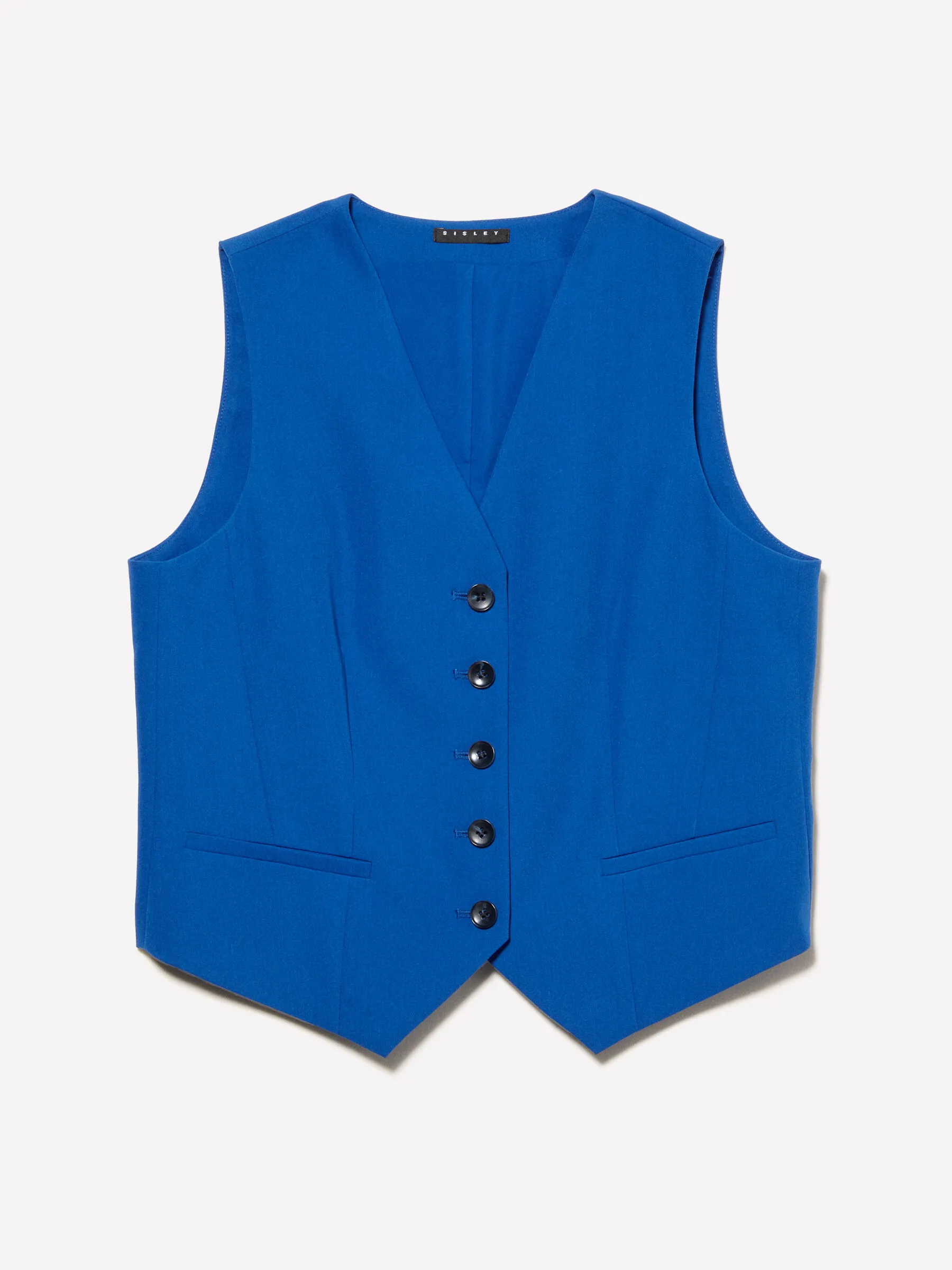Gilet formale blu