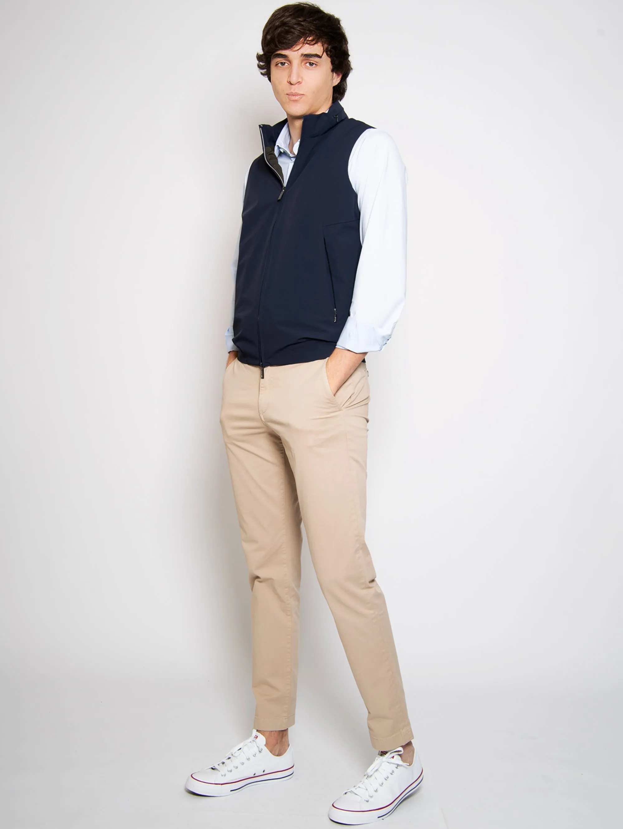 Gilet Slim Fit Blu