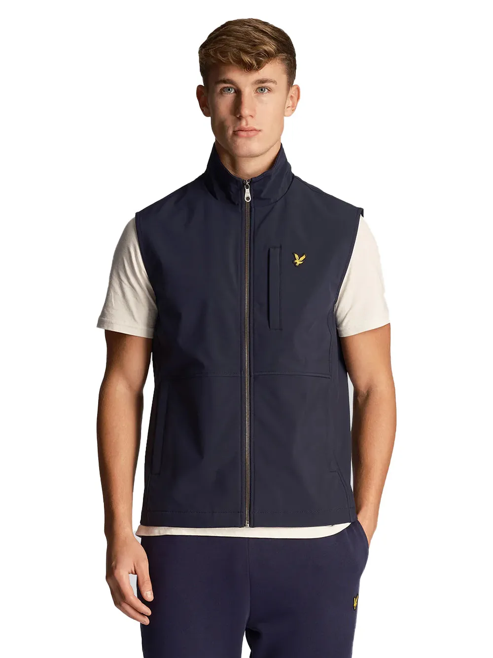 Gilet Uomo modello Softshell Blu