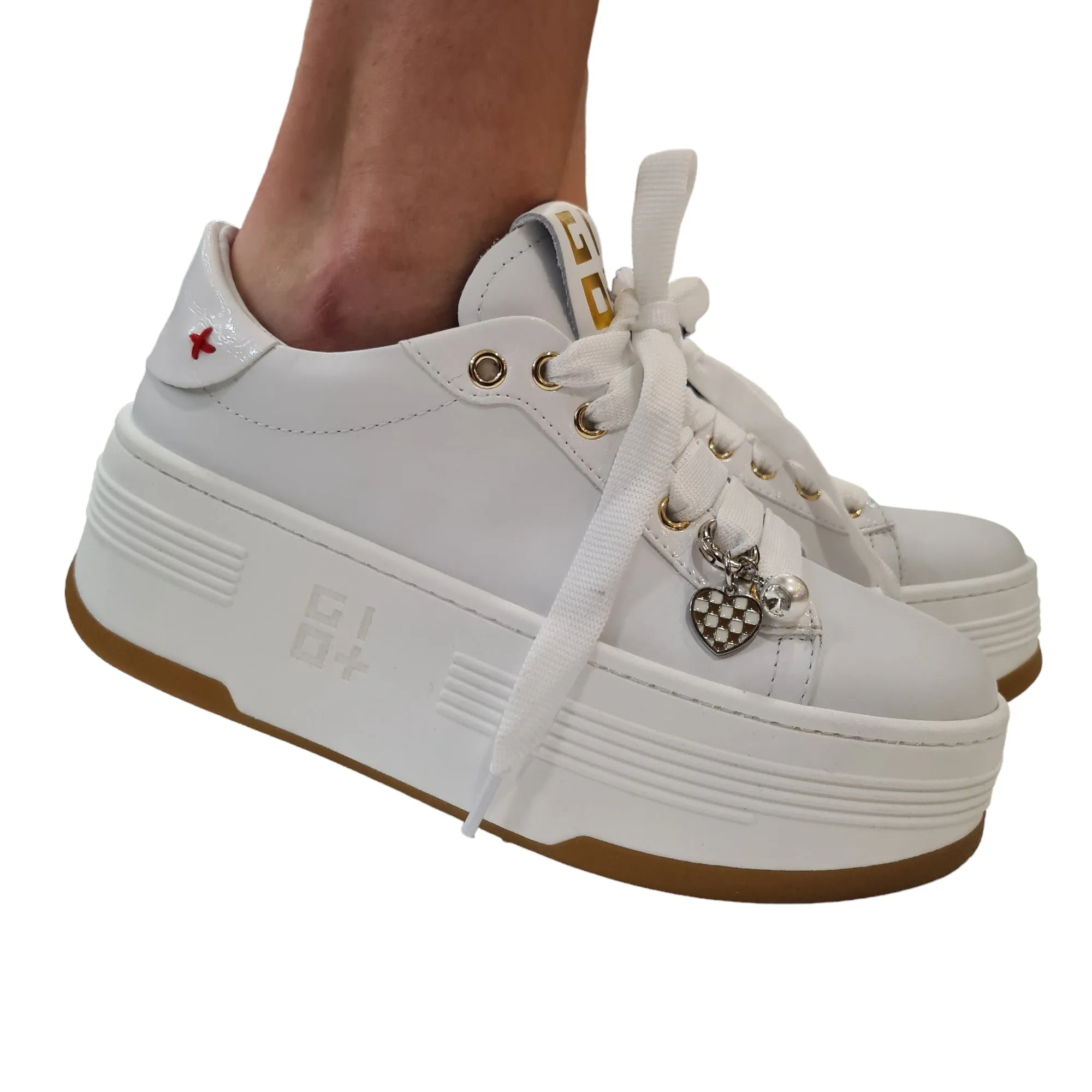 Gio+ Sneakers Bianca Donna Rif.17