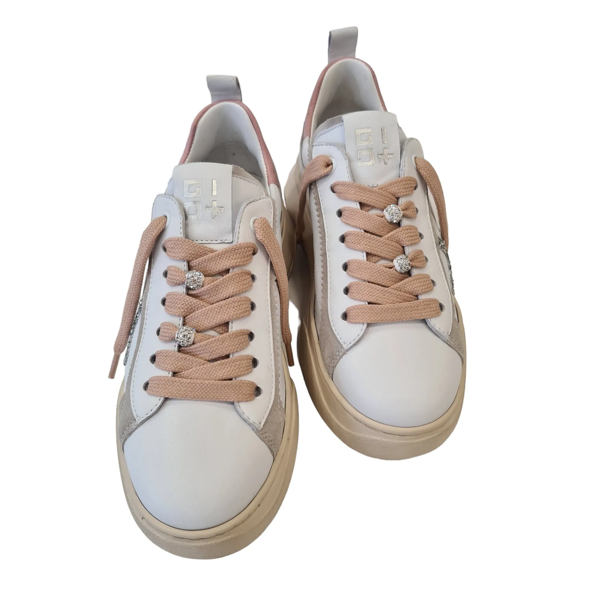 Gio+ Sneakers Bianca-Rosa Donna Rif.16