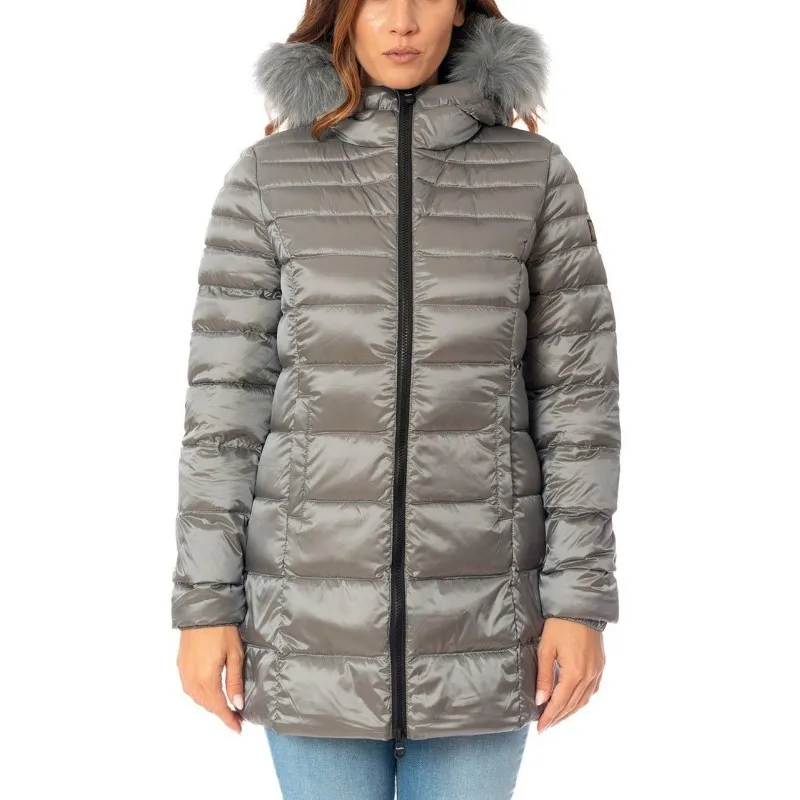 GIUBBINO LUNGO CON PELLICCIA DA DONNA REFRIGIWEAR
