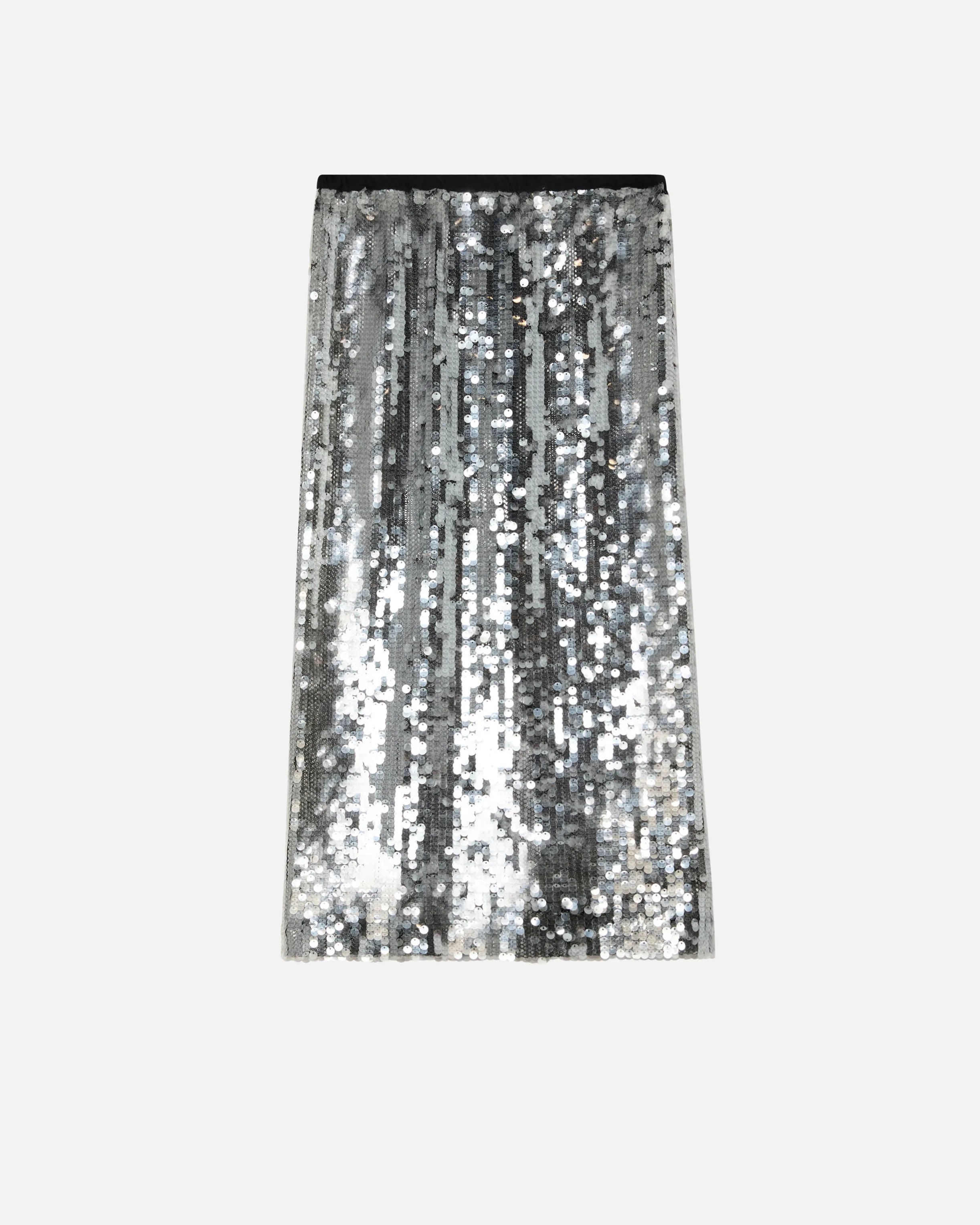 Gonna a matita in rete paillettes    