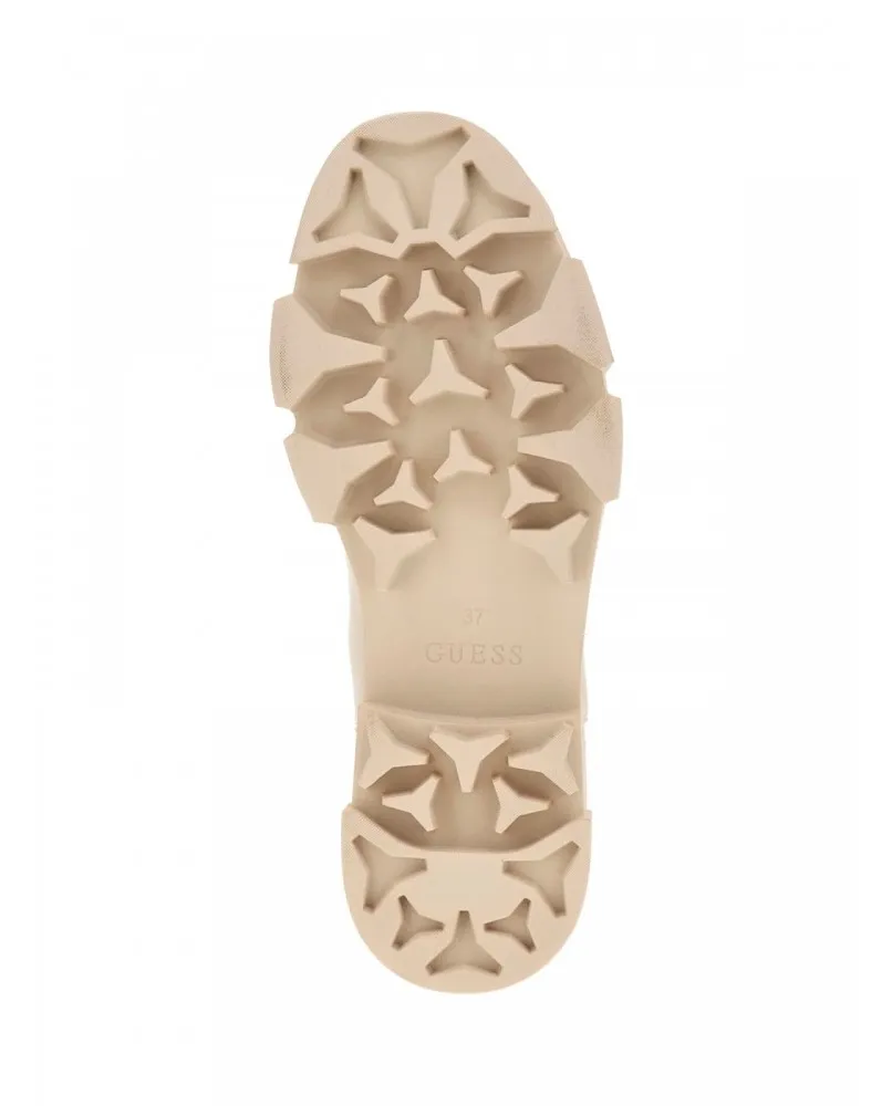 GUESS FL7M3DELE10 stivaletti biker anfibi beatles crema