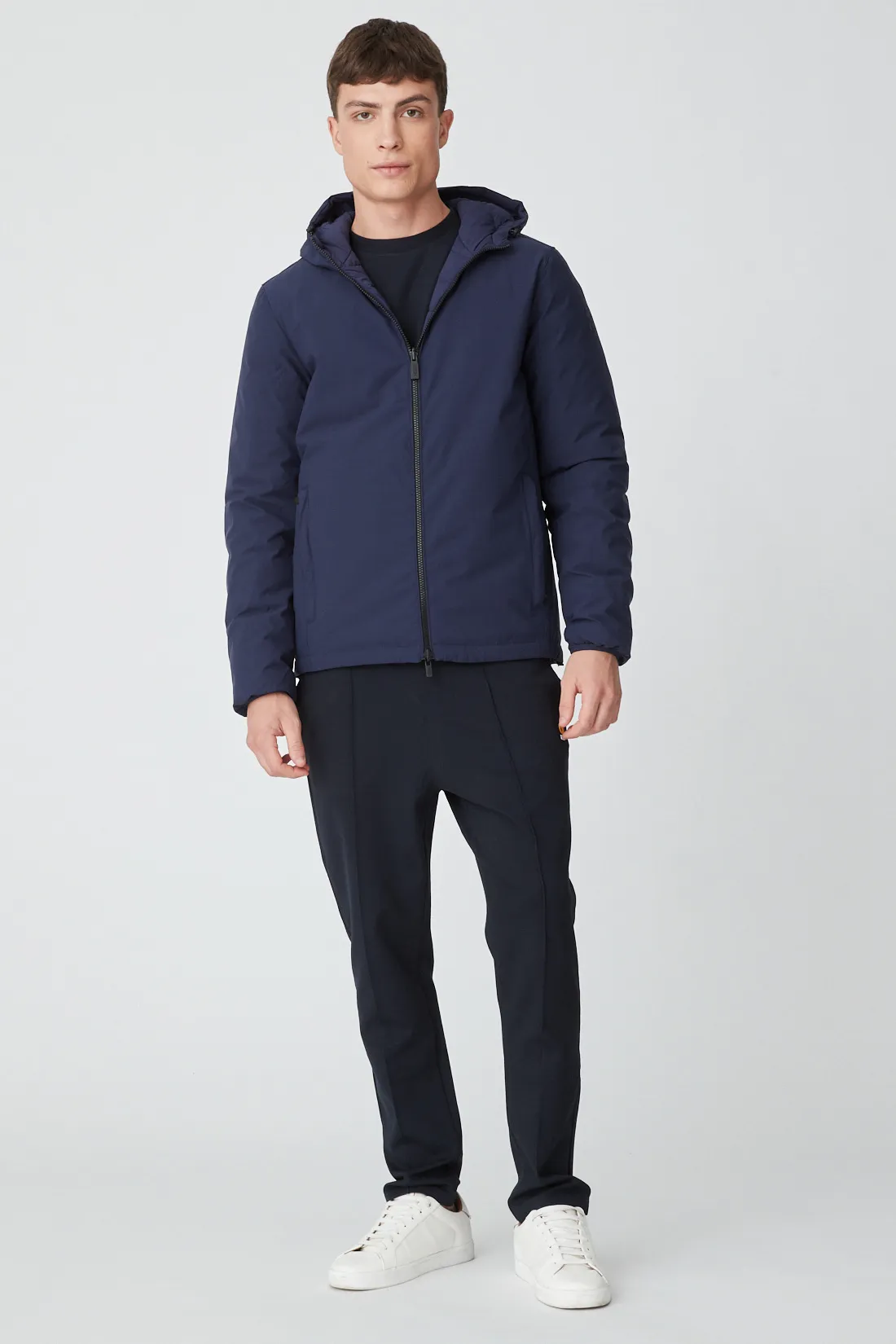 HENRY – Piumino blu reversibile