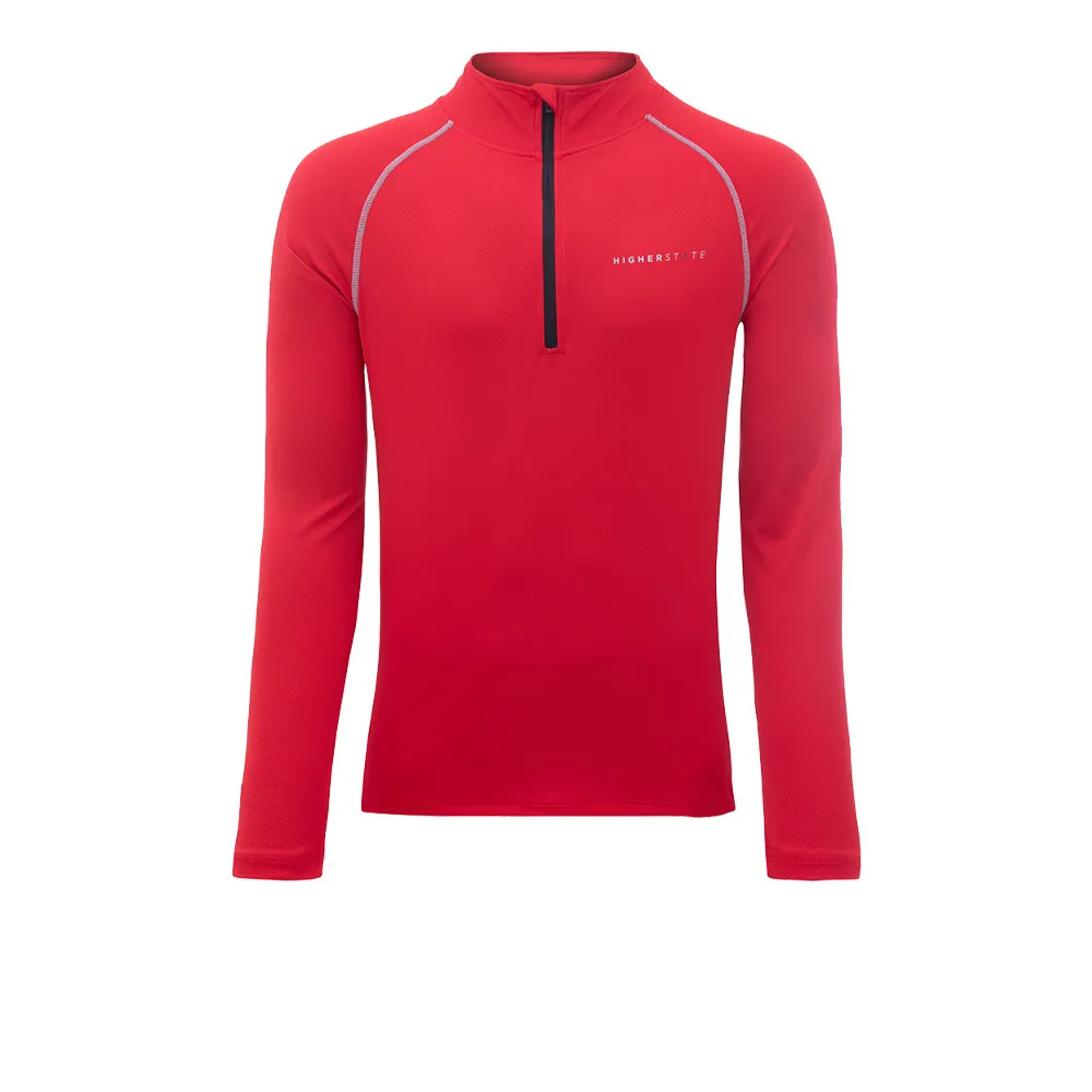 Higher State Half Cerniera L/S Maglia da corsa 2.0