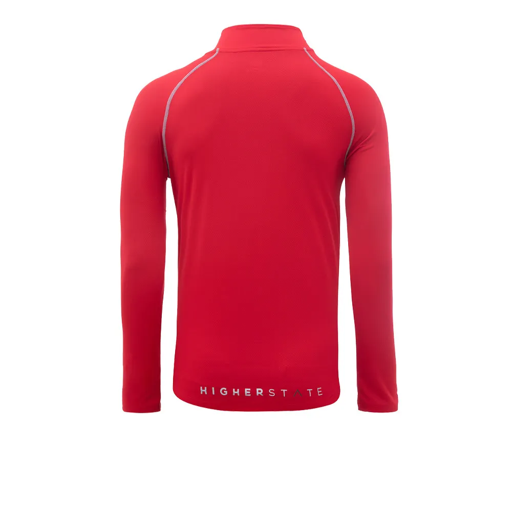 Higher State Half Cerniera L/S Maglia da corsa 2.0