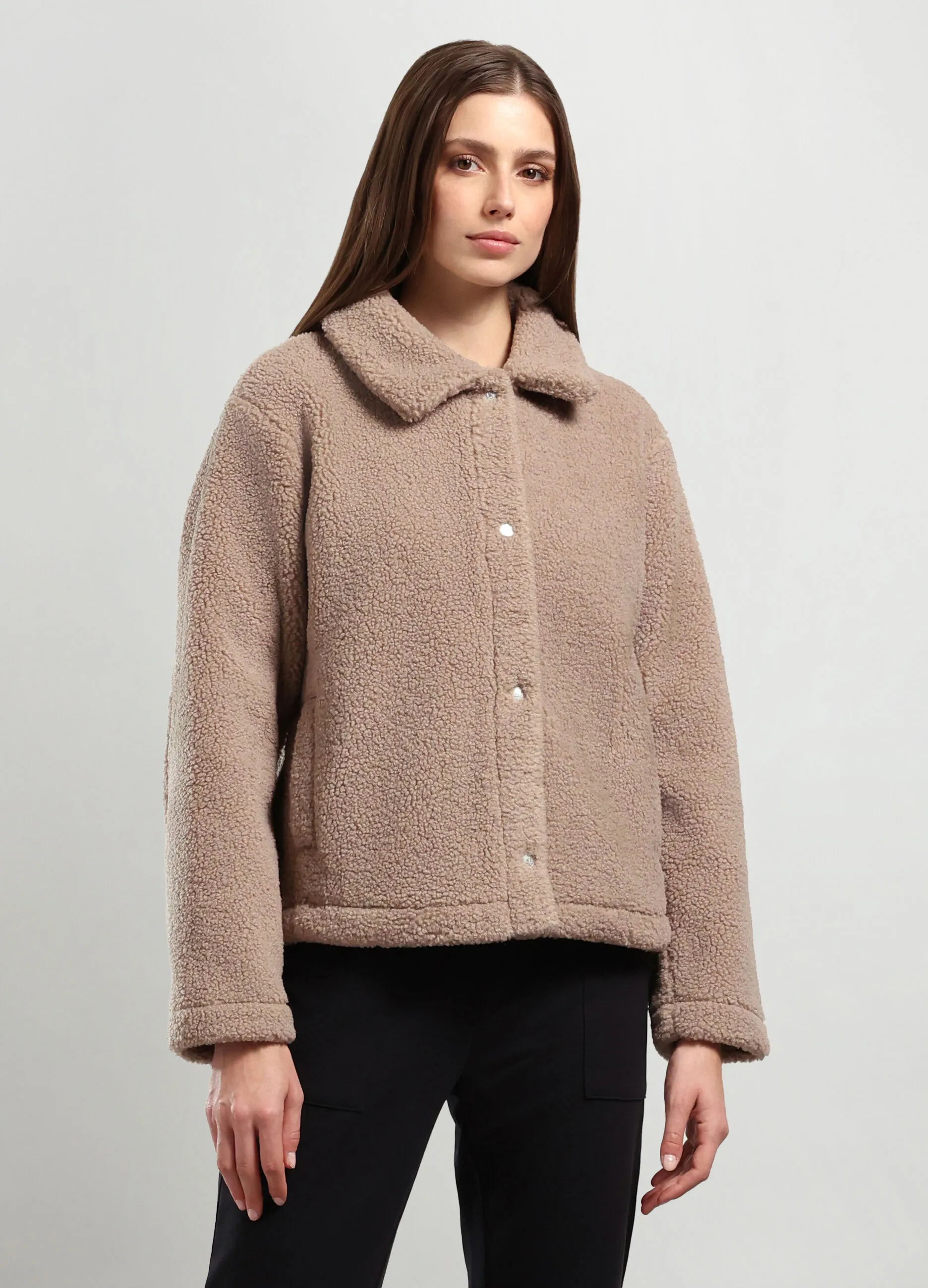 HOLISTIC  Giacca in sherpa donna