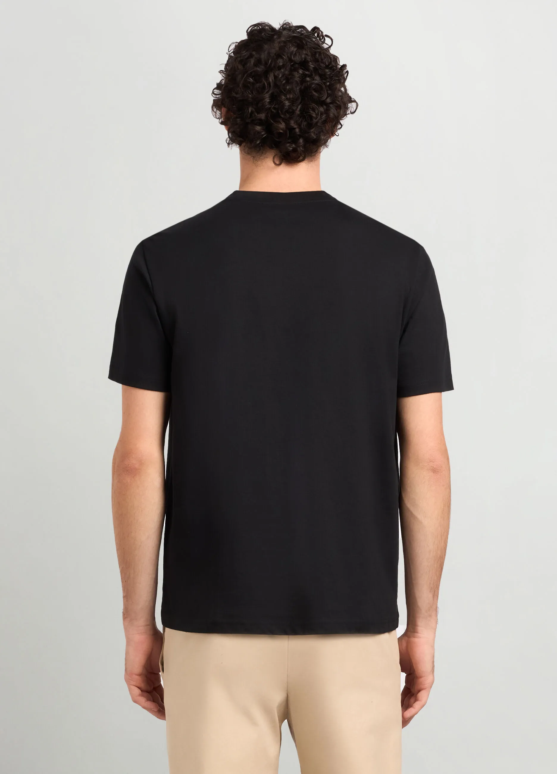 J. HART & BROS  T-shirt con stampa in puro cotone uomo