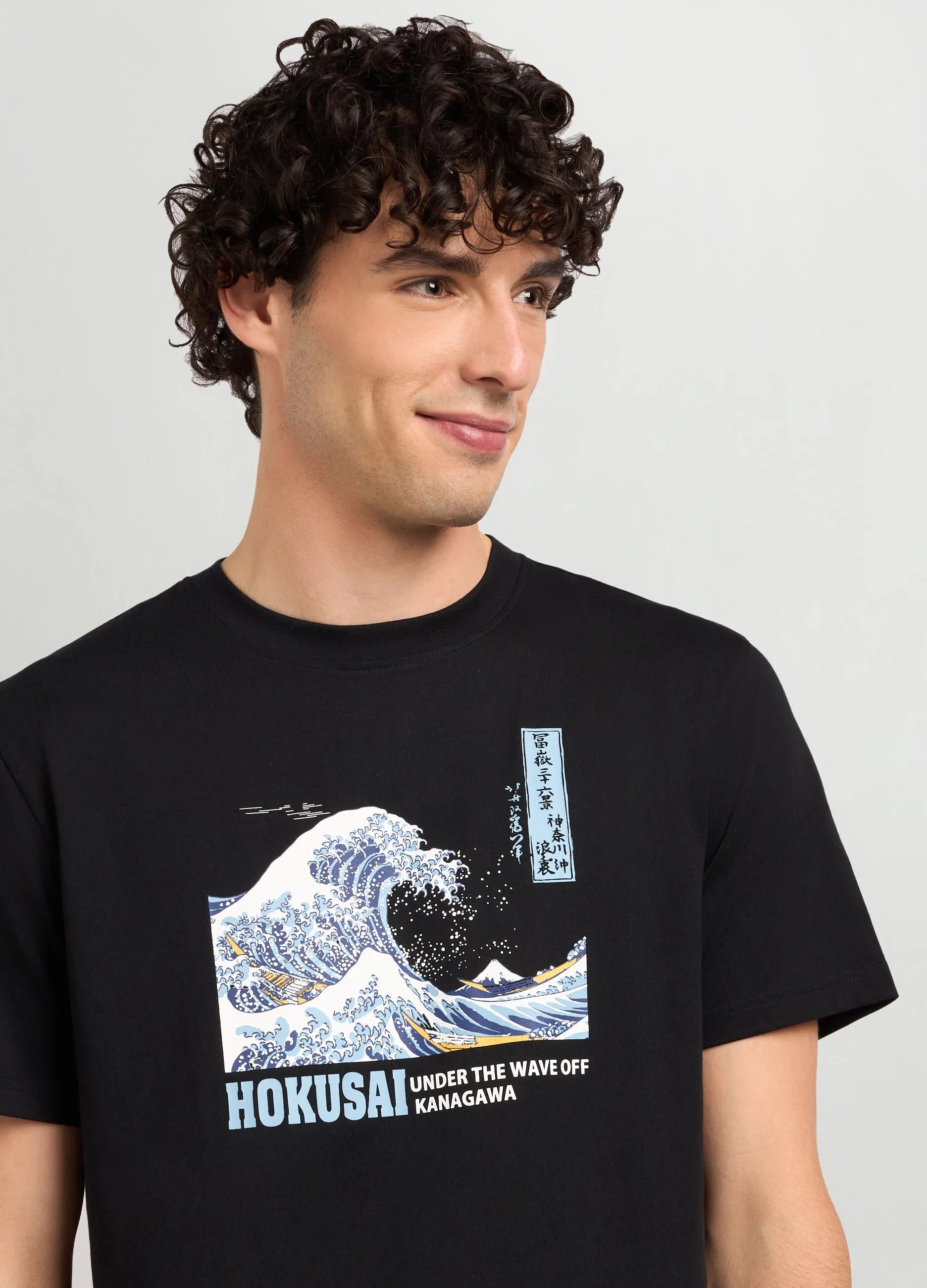 J. HART & BROS  T-shirt con stampa in puro cotone uomo
