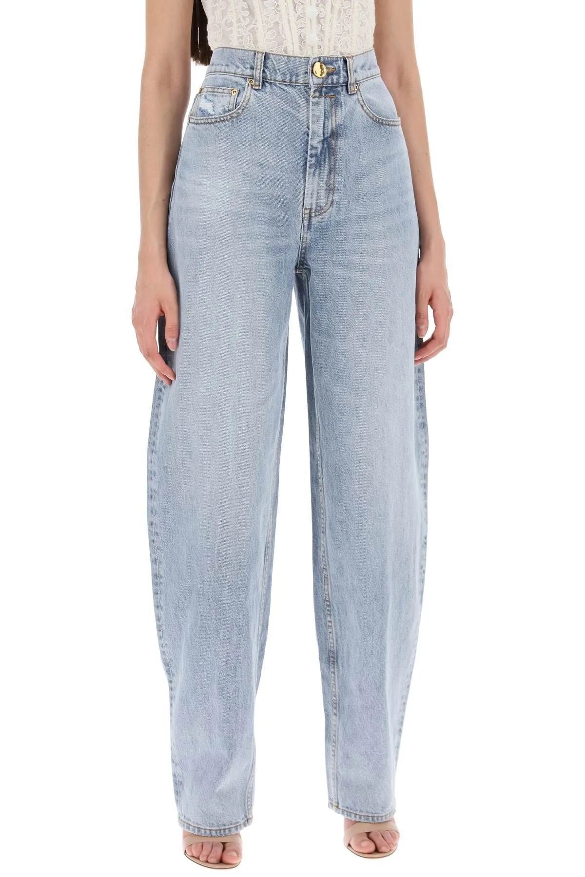 Jeans Natura a gamba curva