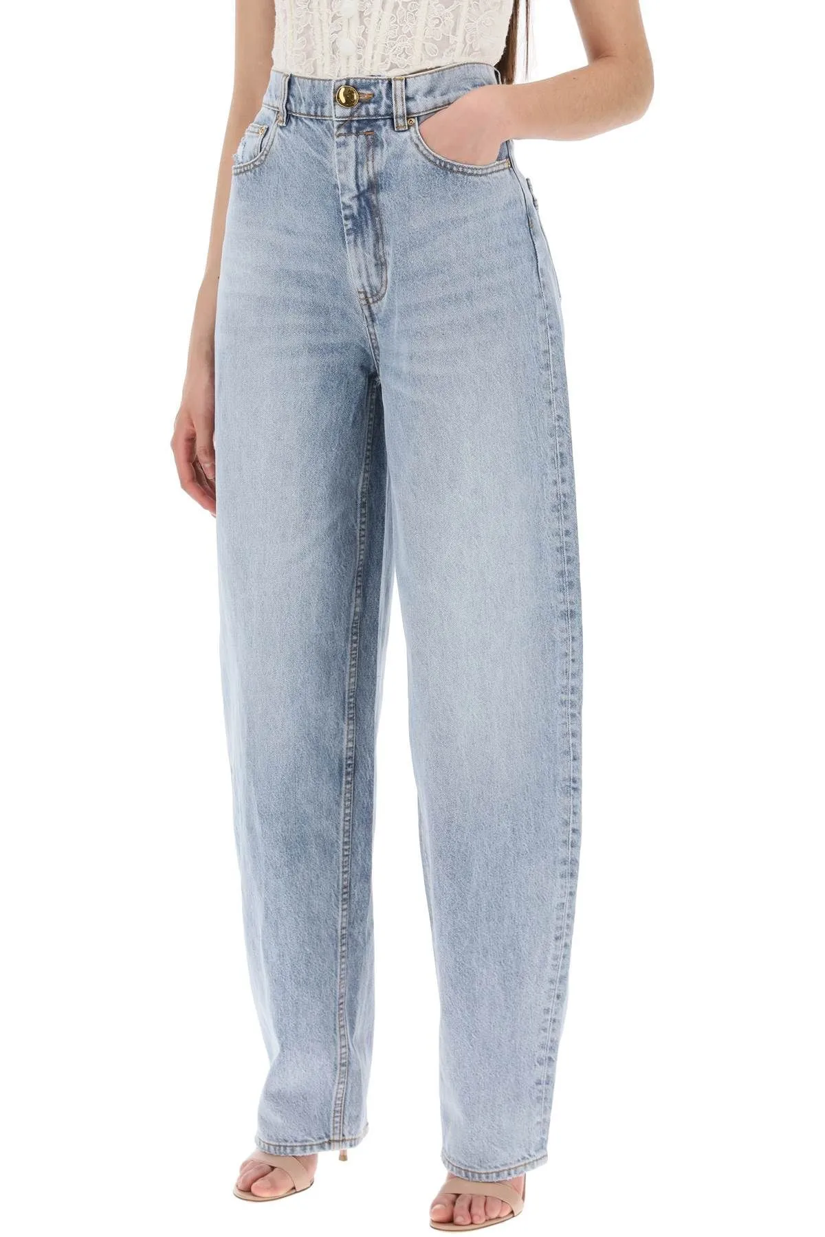 Jeans Natura a gamba curva