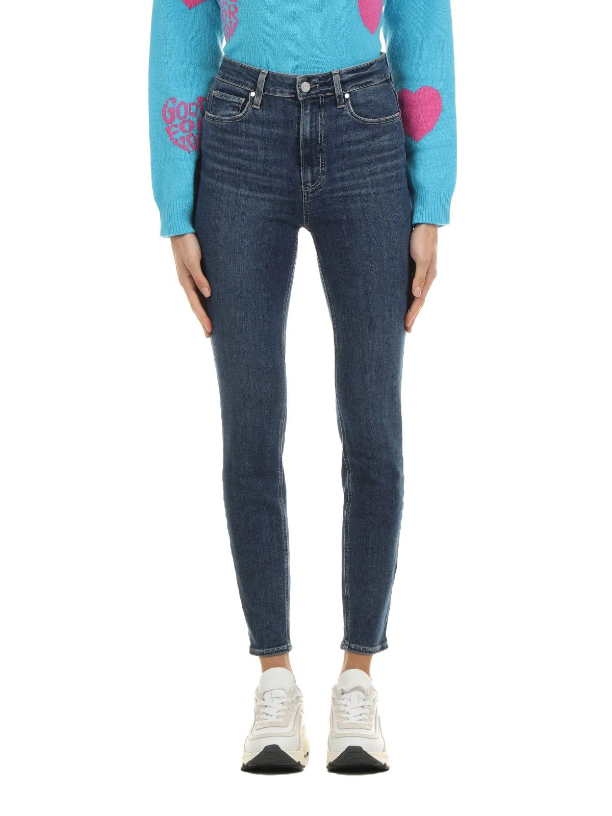 JEANS "MARGOT ANKLE" IN DENIM DI COTONE