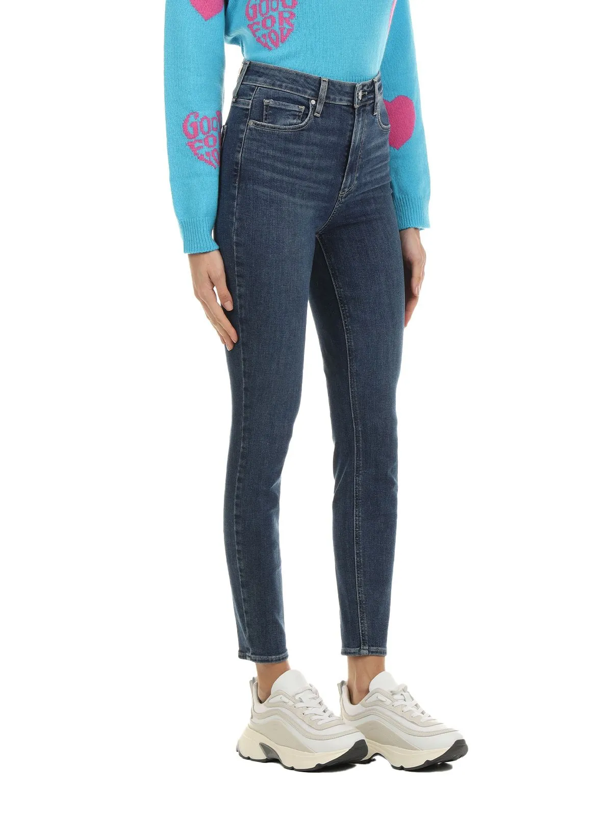 JEANS "MARGOT ANKLE" IN DENIM DI COTONE