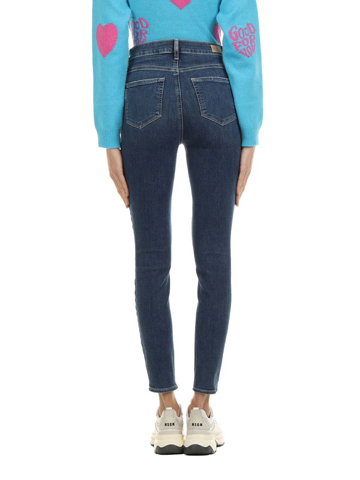 JEANS "MARGOT ANKLE" IN DENIM DI COTONE