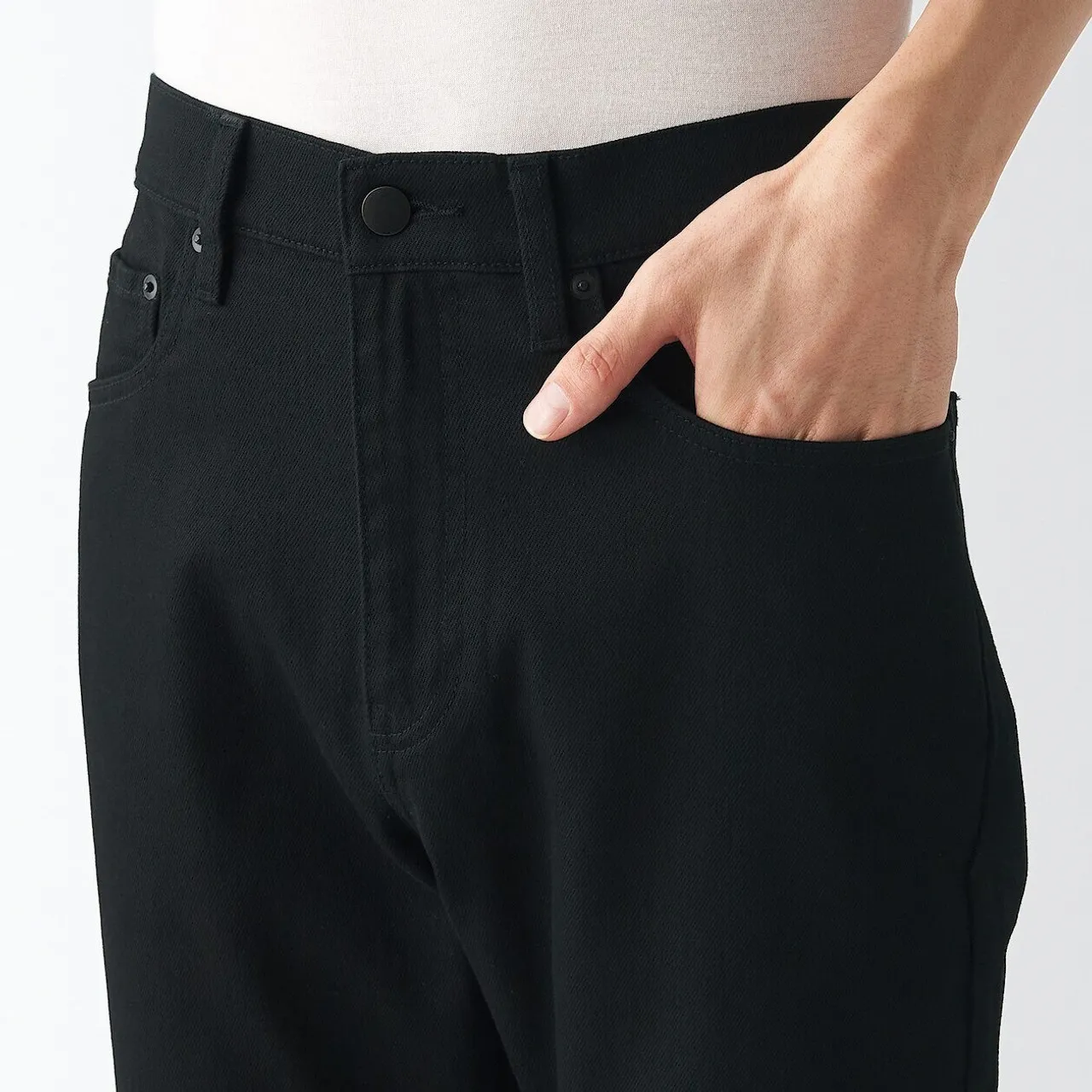 Jeans slim in denim elasticizzato Lunghezza gamba extra lunga