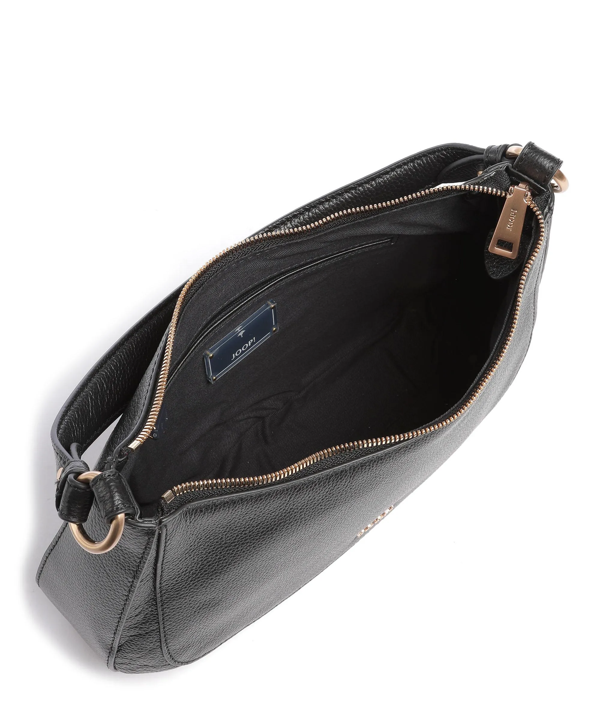  JOOP! Estate Loreen Borsa hobo pelle di vacchetta grana nero  