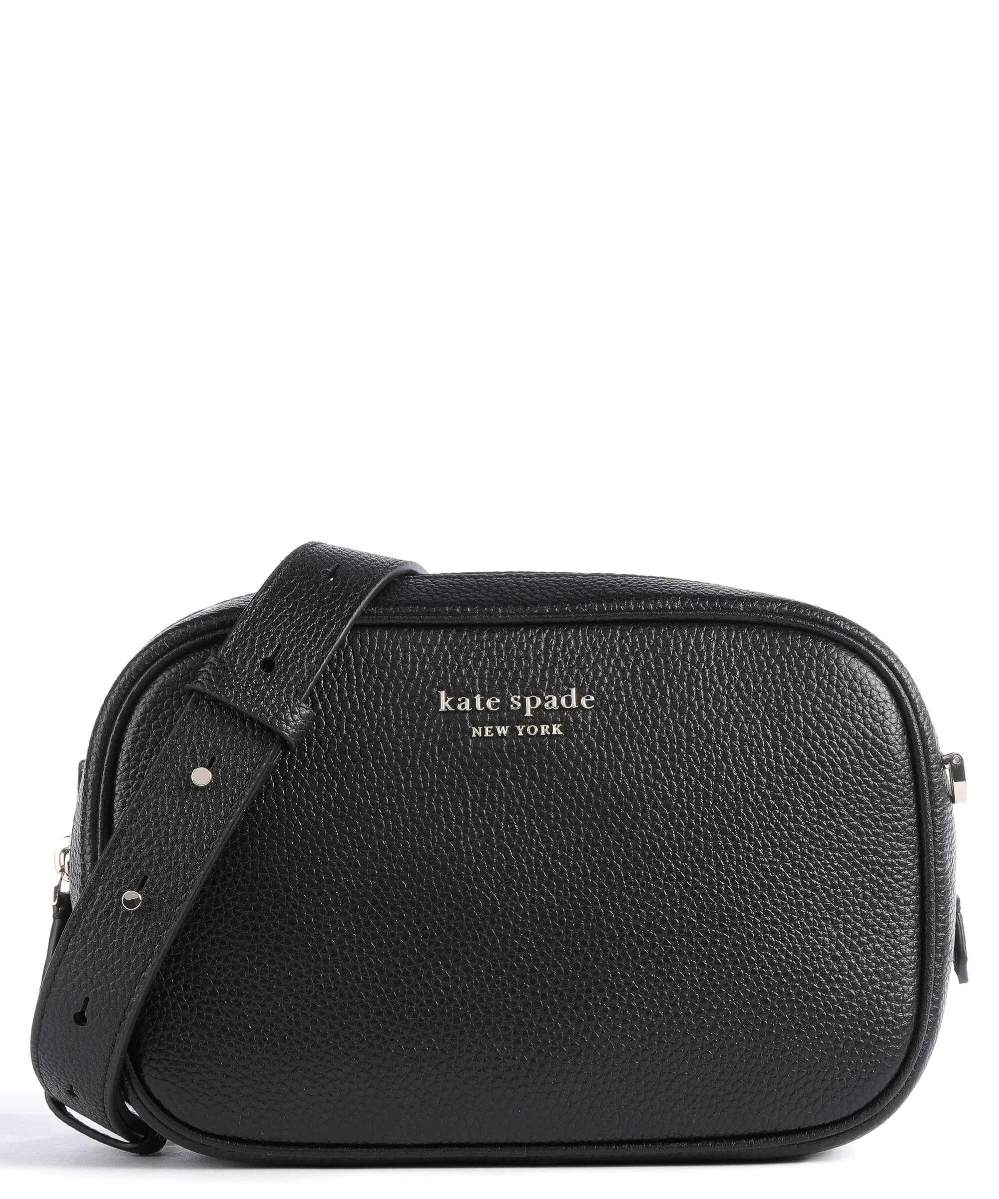  Kate Spade New York Astrid Borsa a tracolla pelle di vacchetta grana nero  